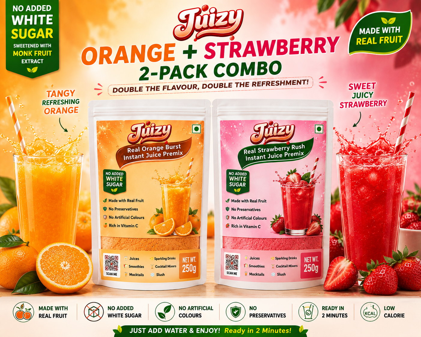 Juizy 2-Pack Combo – Choose Your Favourite Flavour Pair 🍹