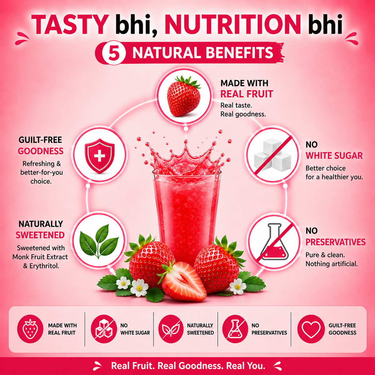 JUIZY STRAWBERRY SLUSH